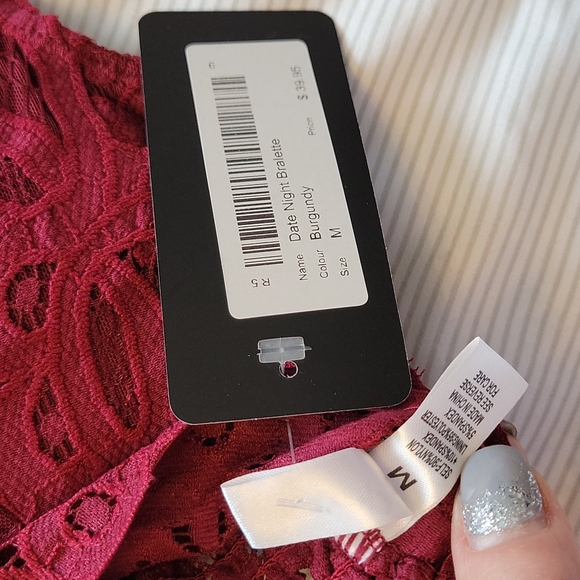 Silver icing date night bralette - Picture 3 of 3